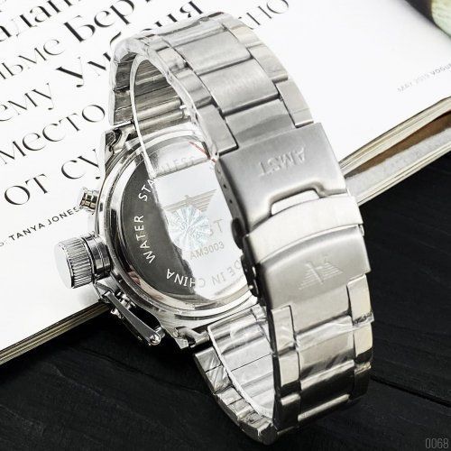 Часы AMST 3003M (Silver-Black) 1094-0068 фото