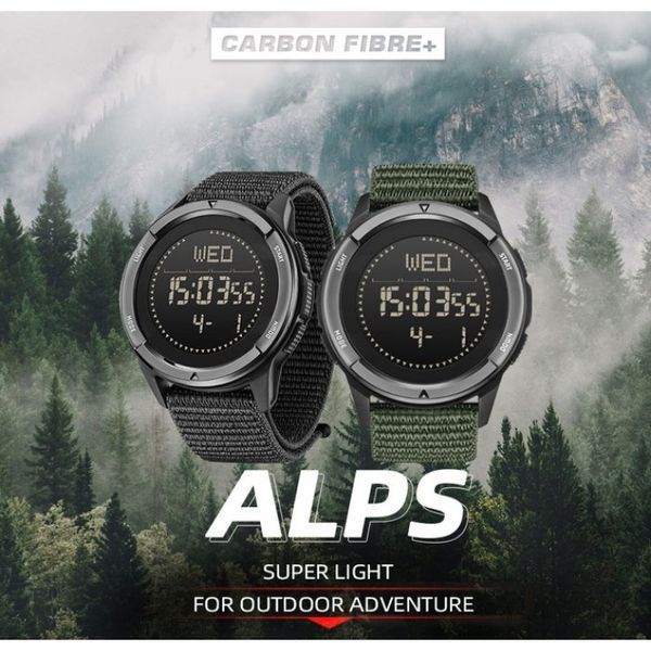 Годинник тактичний North Edge ALPS (Black) 1565 фото