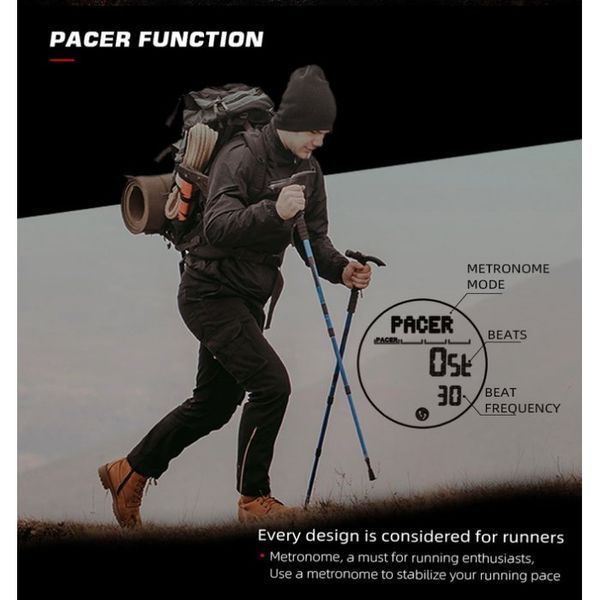 Годинник тактичний North Edge ALPS (Black) 1565 фото