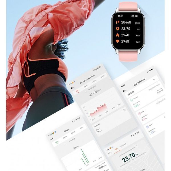 Смарт годинник жіночий Smart Kiss Pro Gold 1607 фото
