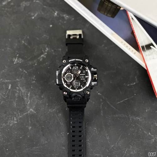 Годинник Sanda 6021 (Black-Silver) 1044-0057 фото
