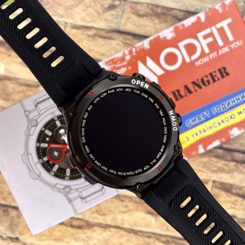 Смарт-годинник Modfit Ranger (All Black) 1077-0204 фото