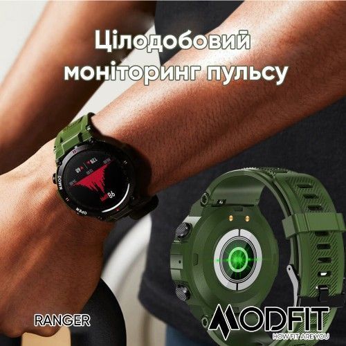 Смарт-годинник Modfit Ranger (All Black) 1077-0204 фото