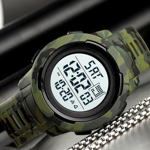 Годинник Skmei 1893 (Green Camo) 1080-0833 фото