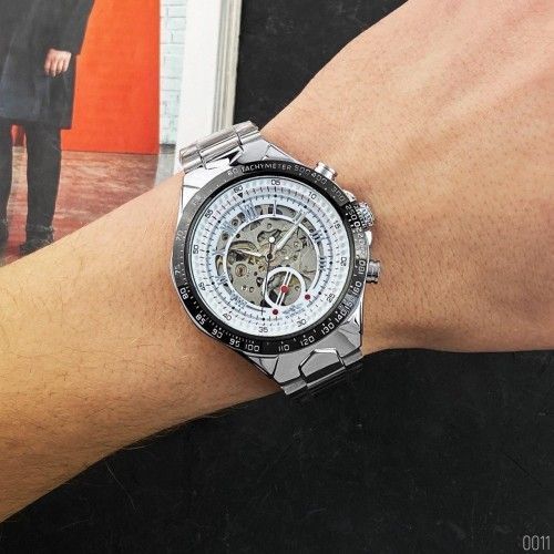 Годинник Winner 8067 (Silver-Black-White) 1099-0011 фото