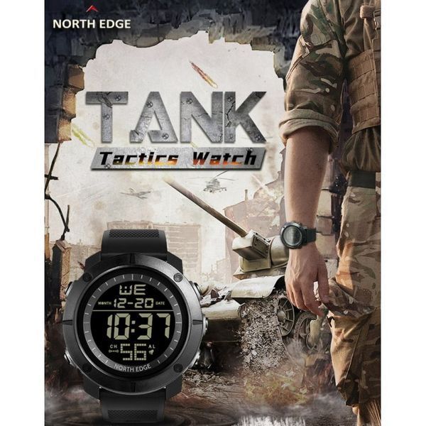 Годинник тактичний  North Edge Tank 5BAR 9997 фото