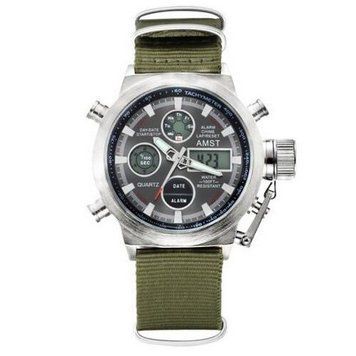 Годинник AMST 3003 (Silver-Black Green) 1094-0004 фото
