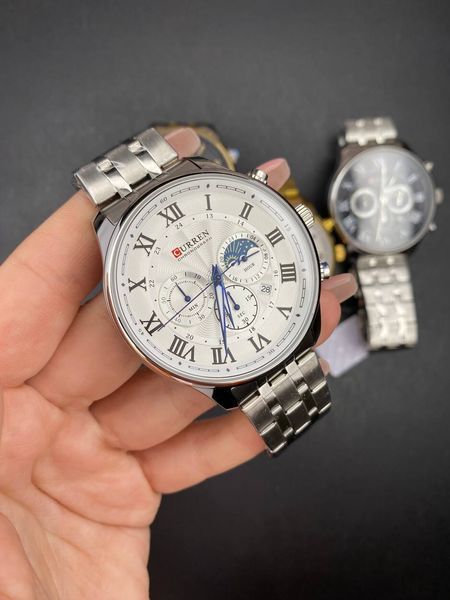Годинник Curren 8427 (Silver-White) 1008-0383 фото