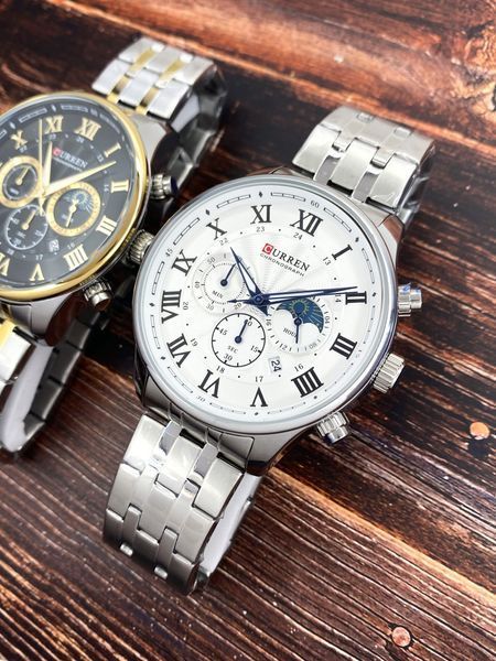 Годинник Curren 8427 (Silver-White) 1008-0383 фото