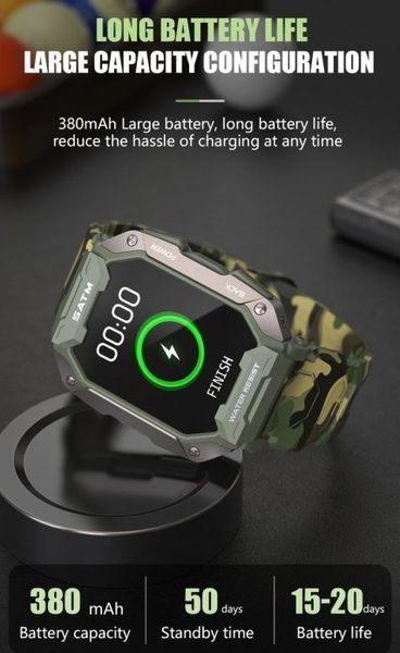 Смарт часы тактические Smart UWatch Military 5080 фото