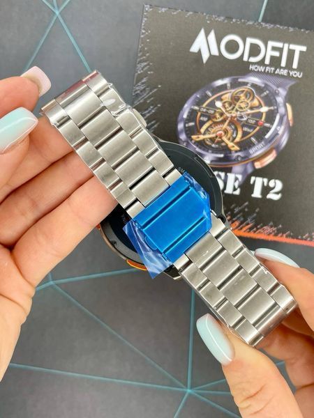 Браслет сталевий (Silver) для смарт- годинників Modfit 1051-0681 фото