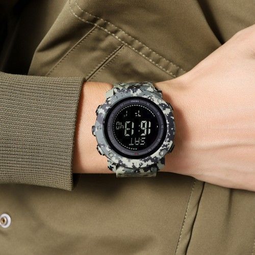 Годинник тактичний Skmei 2095 Compass (Camo Green) 1080-2582 фото