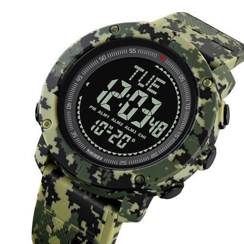 Годинник тактичний Skmei 2095 Compass (Camo Green) 1080-2582 фото