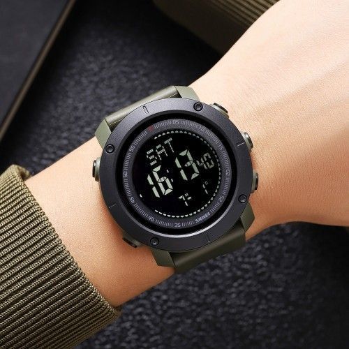 Годинник тактичний Skmei 2095 Compass (Army Green) 1080-2580 фото