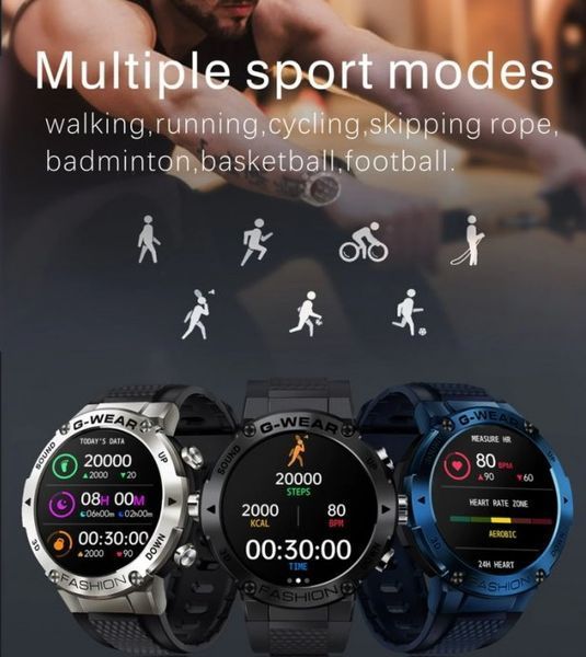 Смарт-часы мужские Smart Sport G-Wear (Black) 5124 фото
