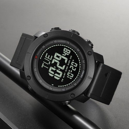 Часы тактические Skmei 2095 Compass (Black) 1080-2581 фото
