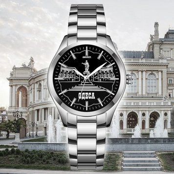 Годинник жіночий Awarder 035 "ОДЕСА" I (Silver-Black) 1202-0053 фото
