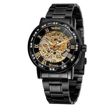Годинник Winner 8012 (Black-Gold) 1099-0031 фото