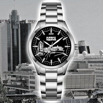 Годинник жіночий Awarder 035 "ОДЕСА" II (Silver-Black) 1202-0054 фото