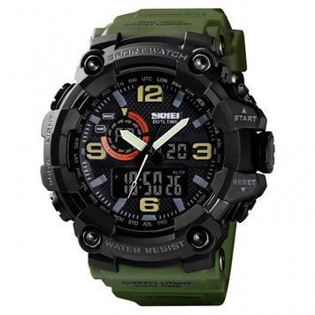 Годинник Skmei 1520 (Black-Military) 1080-0804 фото