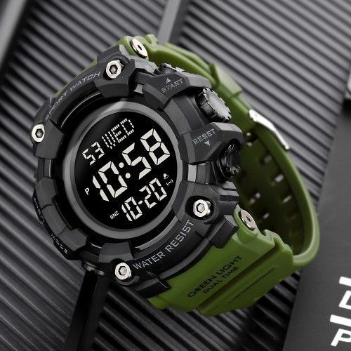 Годинник тактичний Skmei 1968 (Military-Black) 1080-0775 фото