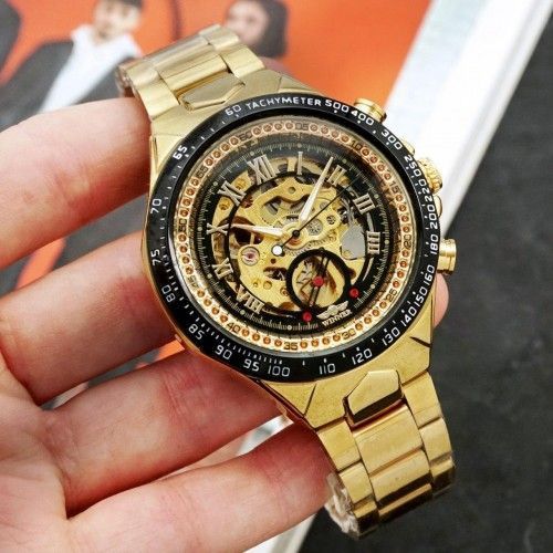 Годинник Winner 8067 (Gold-Black-Black) 1099-0013 фото