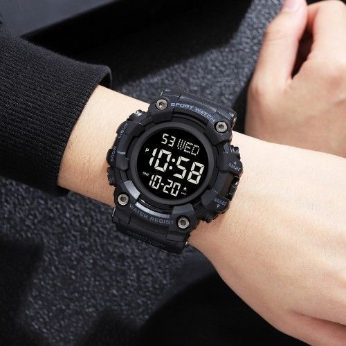 Годинник тактичний Skmei 1968 (All Black) 1080-0773 фото
