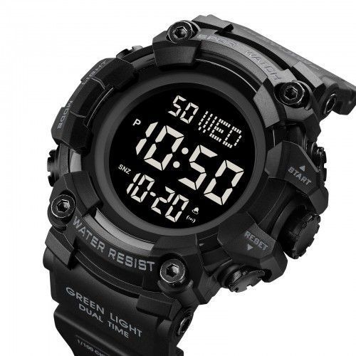 Годинник тактичний Skmei 1968 (All Black) 1080-0773 фото