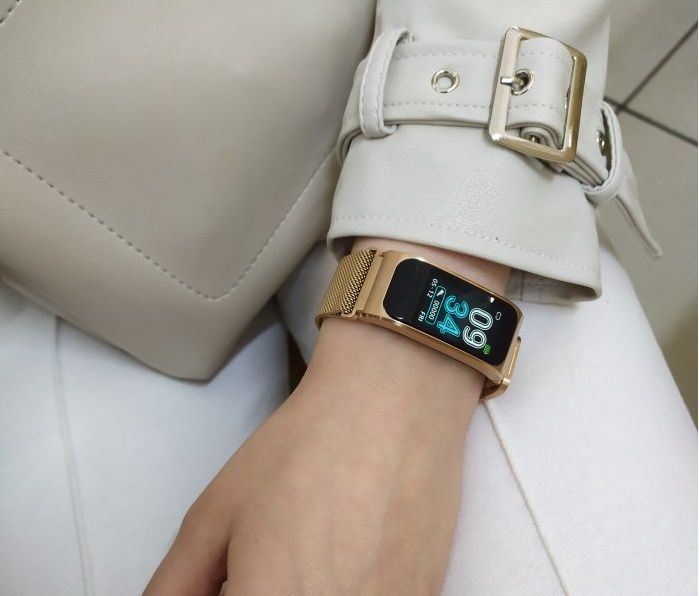 Смарт-часы Smart Mioband PRO Gold 5055 фото