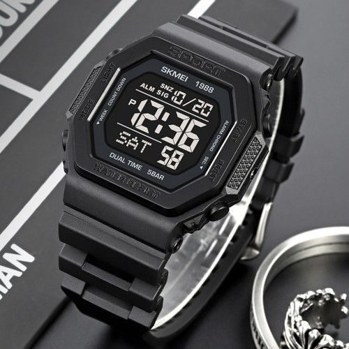 Годинник тактичний Skmei 1988 (Black) 1080-1803 фото