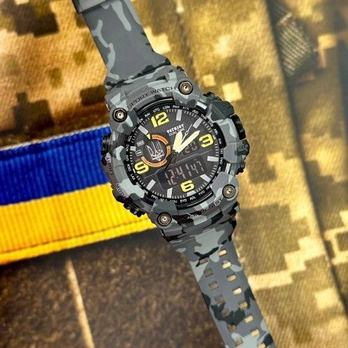 Годинник тактичний Patriot 002 (0080) Тризуб 1201-0080 фото