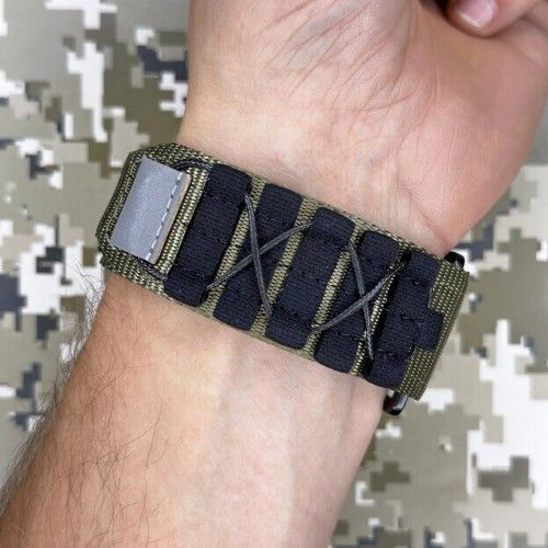 Часы тактические Awarder 036 Nylon Pro (Black-Army Green) 1202-0102 фото
