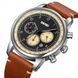 Годинник чоловічий Skmei 9318 (Beige-Brown) 1080-2358 фото 2