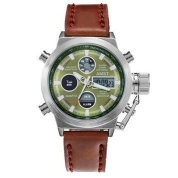 Годинник AMST 3003A (Silver-Green-Brown) 1094-0006 фото