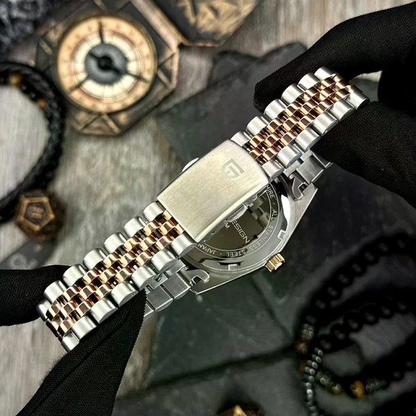 Чоловічий годинник Pagani Design PD-1794M Silver-Rose Gold-Blue 1138-0235 фото