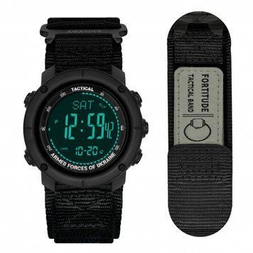 Часы тактические Awarder 036 Nylon (All Black) 1202-0101 фото