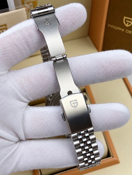 Чоловічий годинник Pagani Design PD-1794M Silver-Green 1138-0247 фото