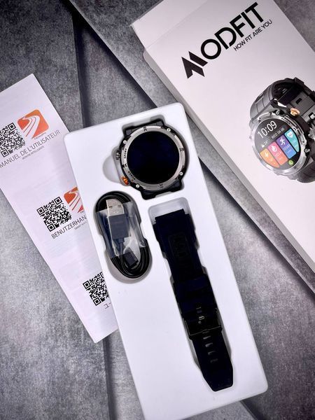 Смарт-годинник Modfit Sniper (Black-Silver) 1077-0217 фото