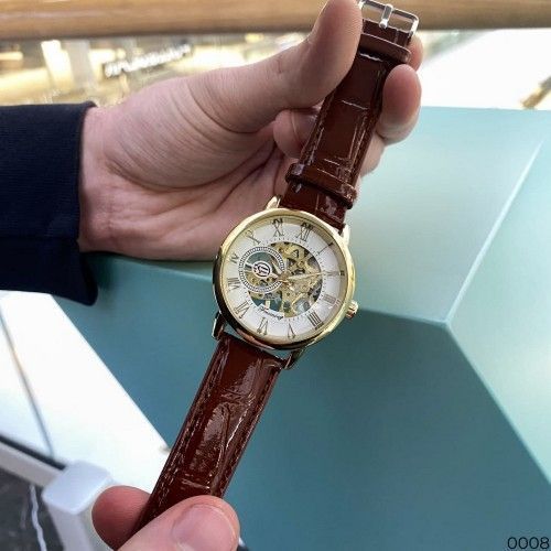 Часы Forsining 8099 (Brown-Gold-White) 1059-0008 фото
