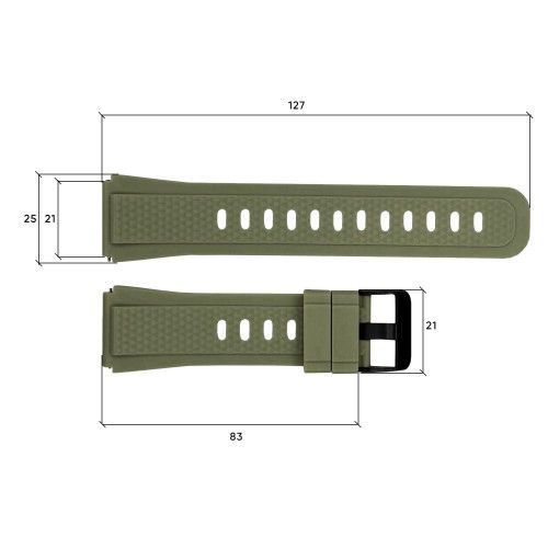 Ремінець для смарт-годинника Modfit Hunter (Army Green) 1051-0756 фото
