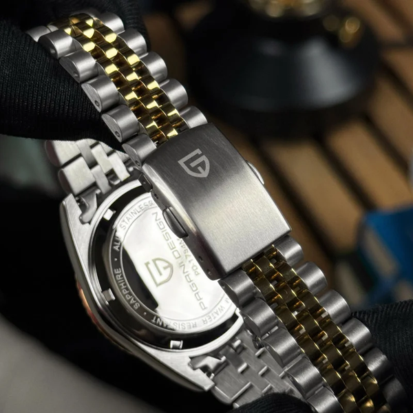 Чоловічий годинник Pagani Design PD-1794M Silver-Gold-Green 1138-0240 фото