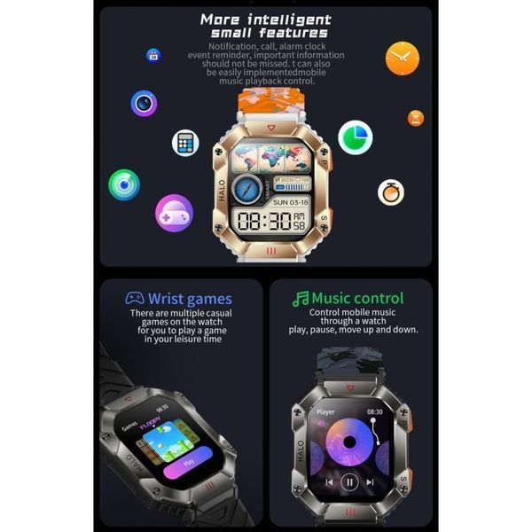 Смарт-часы Smart Racer K+ Compass (Black) 1542 фото
