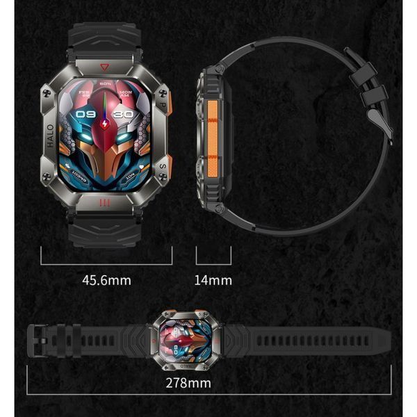 Смарт-часы Smart Racer K+ Compass (Black) 1542 фото