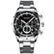 Часы Curren 8355 (Silver-Black) 1008-0172 фото 1