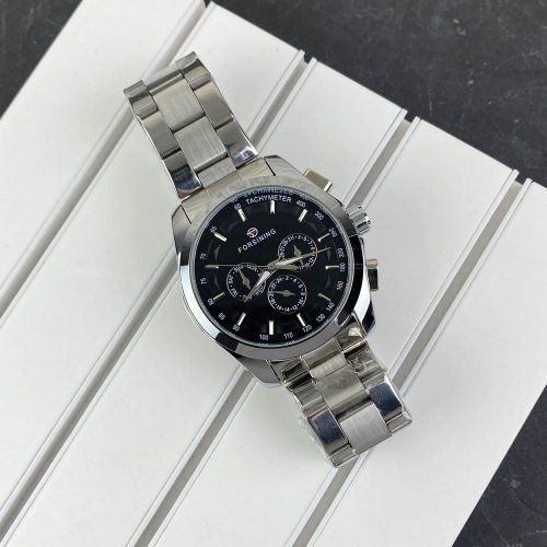 Годинник Forsining 6917 (Silver-Black) 1059-0131 фото