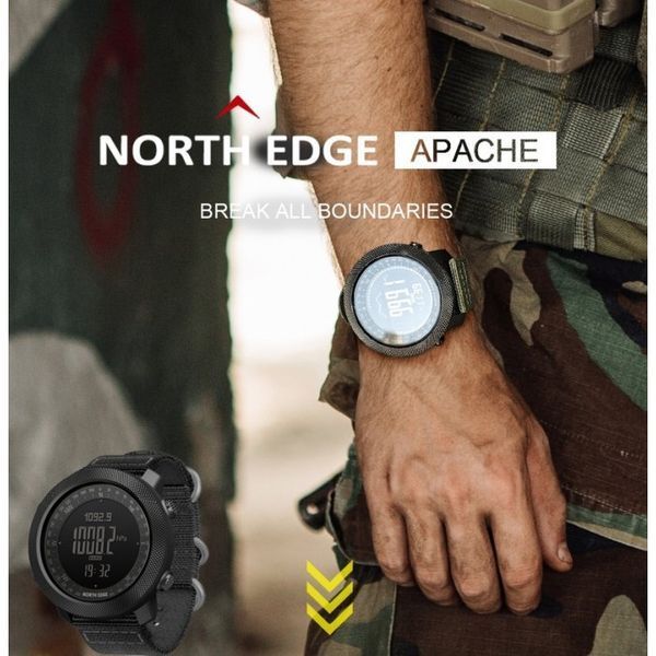 Годинник тактичний  North Edge Apache (Green) 1183-0002 фото