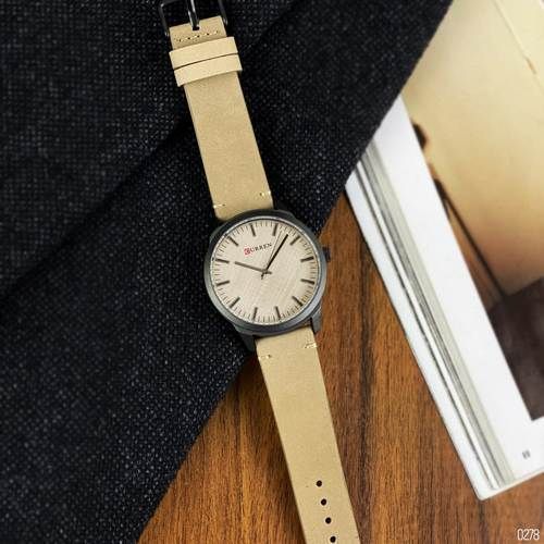 Годинник Curren 8386 (Light Brown-Grey) 1008-0278 фото