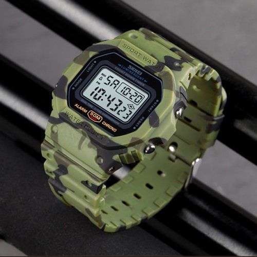 Годинник Skmei 1628 (Camo Green) 1080-0873 фото