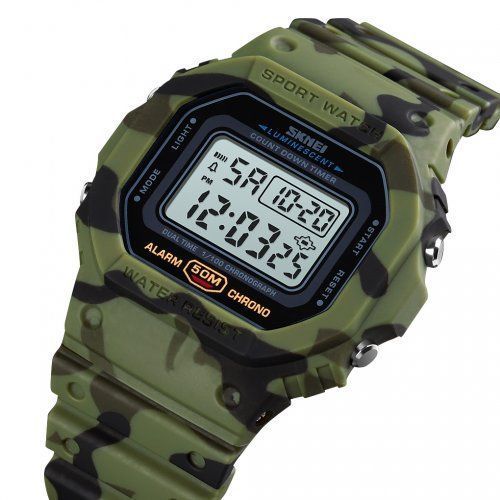 Годинник Skmei 1628 (Camo Green) 1080-0873 фото