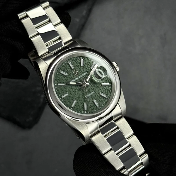 Чоловічий годинник Pagani Design PD-1794M Silver-Green 1138-0259 фото